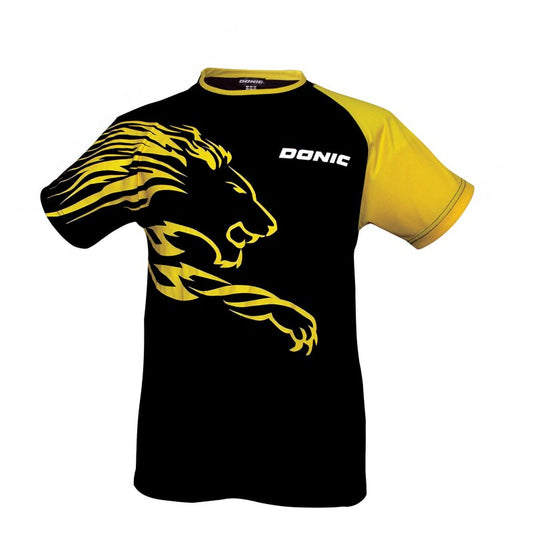 T-shirt Lion svart/gul