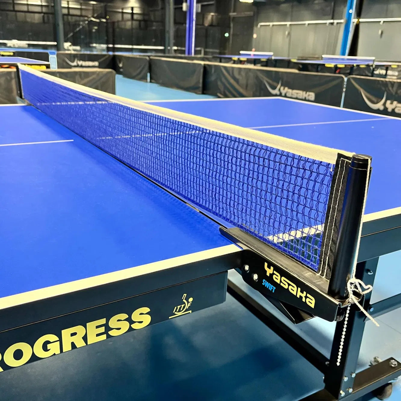 Blått komplett pingisnät - "Swift"